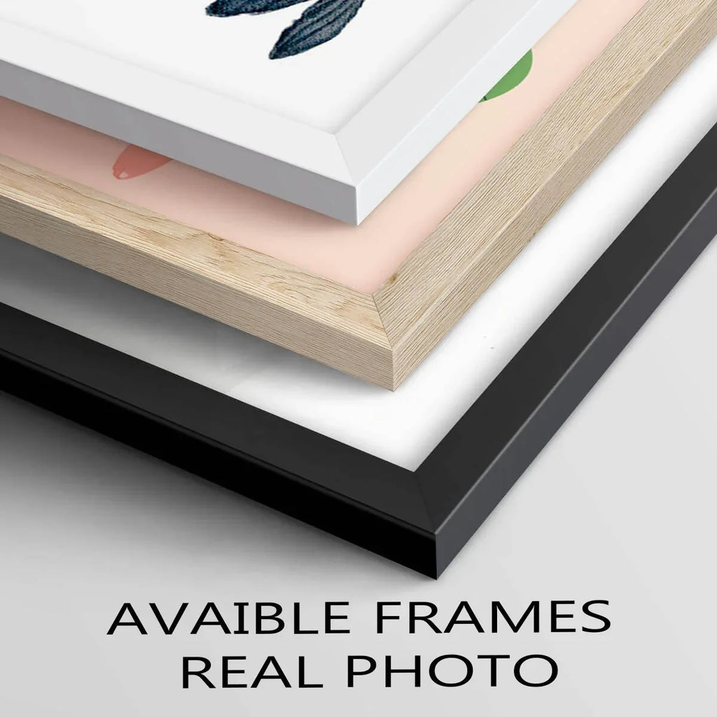 Black and white foggy forest wall art – elegant pine tree landscape in grey mist