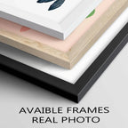 Modern wood picture frame for wall art – sleek contemporary design ready to hang